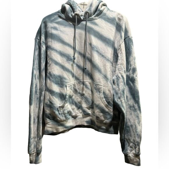 Good American Boyfriend Hoodie Tie Dye Size Large - Picture 2 of 7